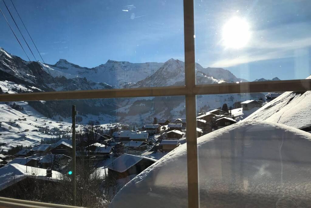 Chalet Sonnenheim Mit Atemberaubender Aussicht Adelboden Zewnętrze zdjęcie